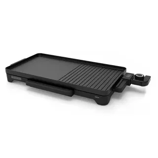 Produktfoto för Black & Decker Bordsgrill Temp Control 2200W rostfri finish