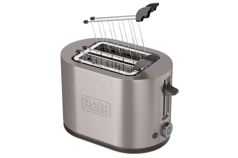 Bild 2 för Black & Decker Brödrost & Toaster 2-Slot Toaster 900W Inox