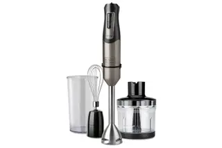 Produktfoto för Black & Decker BXHBA1200E, Stavmixer, 1200 W, Svart, Transparent