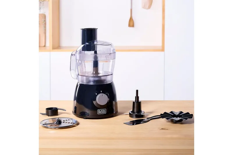 Bild 2 för Black & Decker Foodprocessor Food Processor 600W Black
