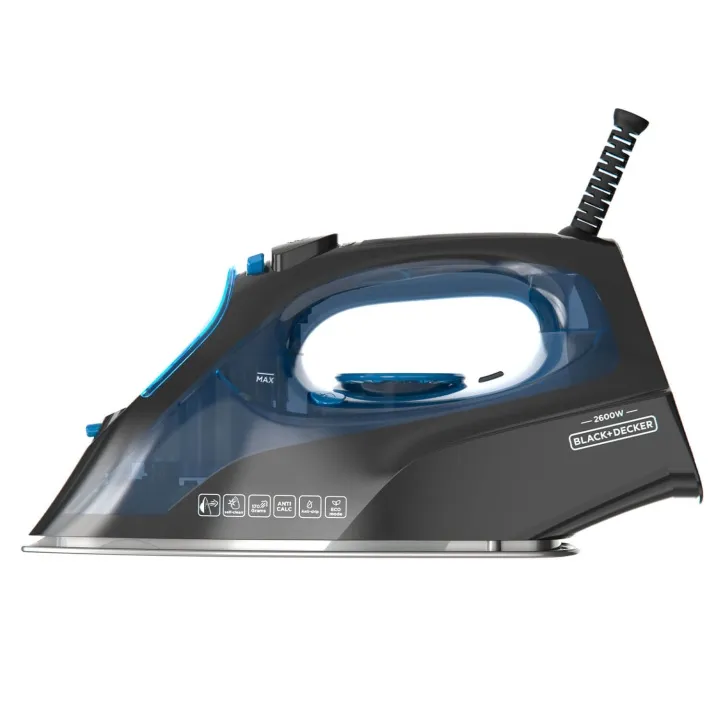 Alternativ bild 0 för Black & Decker Handångstation 2600W Steam Iron Blue