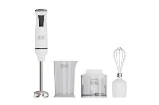 Produktfoto för Black & Decker Stavmixer Hand Blender 750W White Accessories - 750 W