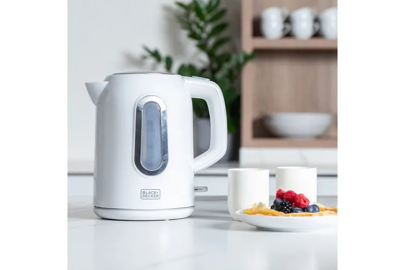 Bild 2 för Black & Decker Vattenkokare Kettle 1.7L White - Vit - 2200 W