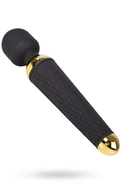 Bild 2 för Black & Gold Massager Wand - 20 Vibrations