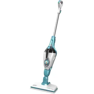 Produktfoto för BLACK+DECKER FSMH1321 - Ångdammsugare - skaft/handhållen (2-i-1) - vit/aqua