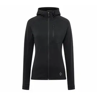 Produktfoto för Black Diamond Coefficient Fleece Hoody Women Black