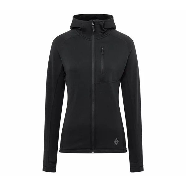 Bild 1 för Black Diamond Coefficient Fleece Hoody Women Black