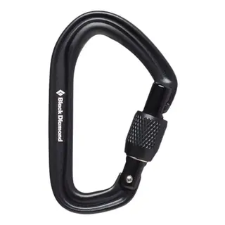 Produktfoto för Black Diamond Hotforge Screwgate Carabiner Black