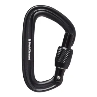 Produktfoto för Black Diamond Liteforge ScrewgateCarabiner Black