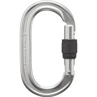 Produktfoto för Black Diamond Oval Keylock ScrwgtCarabiner Polished
