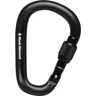 Produktfoto för Black Diamond Pearlock Screwgate Carabiner Black