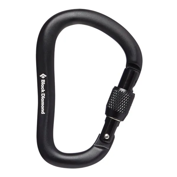 Alternativ bild 0 för Black Diamond Rocklock Screwgate Carabiner Black