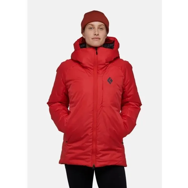 Bild 2 för Black Diamond W Belay Parka Coral Red
