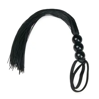 Produktfoto för Black Silicone Whip - Bondage Piska