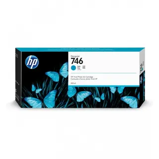 Produktfoto för Bläckpatron hp 746 p2v80a, 300 ml, cyan