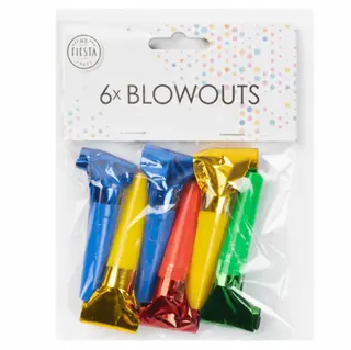 Produktfoto för Blåsormar Metallic Flerfärgade 6-pack