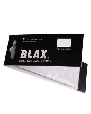 Produktfoto för Blax - Snag-Free Hår Elastik CLEAR 6mm