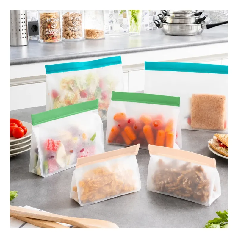 Bild 2 för Blixtlåspåse/Zippåse Återanvändbara 6-pack