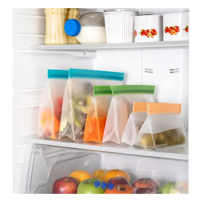 Bild 3 för Blixtlåspåse/Zippåse Återanvändbara 6-pack