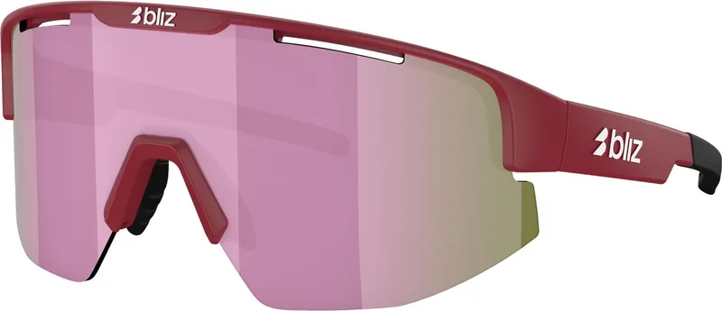 Bild 1 för Bliz Matrix Small Matt Wine Red, Brown With Rose Multi
