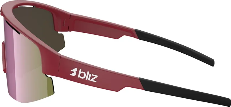 Bild 2 för Bliz Matrix Small Matt Wine Red, Brown With Rose Multi