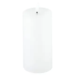 Produktfoto för Blockljus LED med timer, vit, Northlight, diameter 7,5 cm