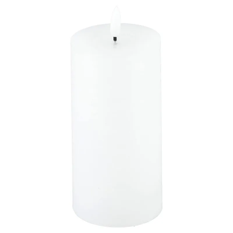 Alternativ bild 0 för Blockljus LED med timer, vit, Northlight, diameter 7,5 cm