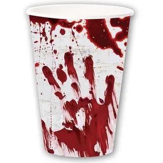 Produktfoto för Blodig Hand Pappersmugg 6-pack