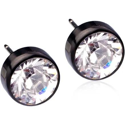 Alternativ bild 0 för Blomdahl Black Titanium Bezel Crystal 5 mm
