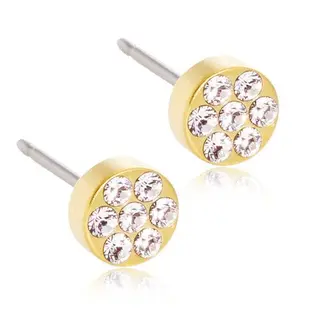 Produktfoto för Blomdahl Golden Titanium Brilliance Plenary 5mm Crystal