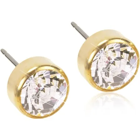 Alternativ bild 0 för Blomdahl Golden Titanium Crystal Bezel 3 mm