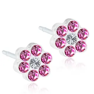 Produktfoto för Blomdahl Medical Plastic  Daisy 5mm Rosa/vit