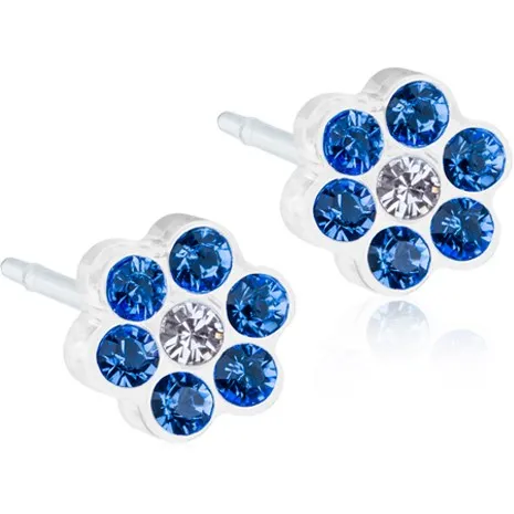 Alternativ bild 0 för Blomdahl Medical Plastic  Daisy 5mm Sapphire