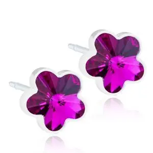 Produktfoto för Blomdahl Medical Plastic  Flower 6mm Fuchsia