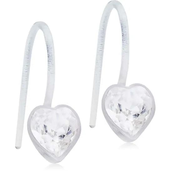 Alternativ bild 0 för Blomdahl Medical Plastic Pendant Fixed Heart 6 mm