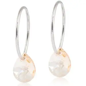 Produktfoto för Blomdahl Natural Titanium  14 mm Drop Golden Shadow