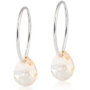 Alternativ bild 0 för Blomdahl Natural Titanium  14 mm Drop Golden Shadow
