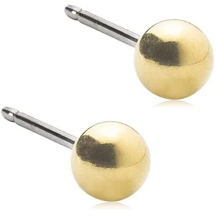 Bild 1 för Blomdahl örhängen Blomdahl GT Ball 4 mm 1 par