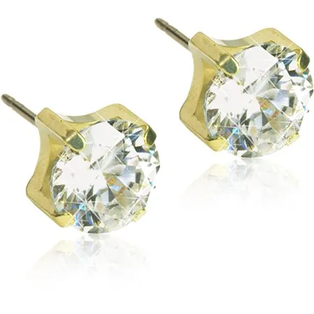 Alternativ bild 0 för Blomdahl örhängen Blomdahl GT Tiffany 7 mm CZ White 1 par