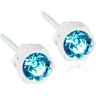 Produktfoto för Blomdahl örhängen Blomdahl MP 4 mm Aquamarine 1 par