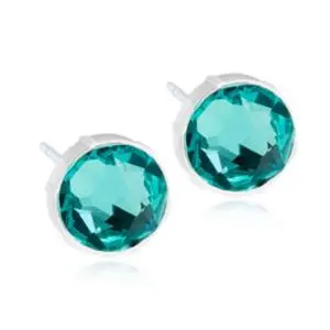 Produktfoto för Blomdahl örhängen Blomdahl MP 6 mm Turquoise 1 par
