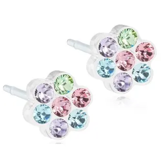Produktfoto för Blomdahl örhängen Blomdahl MP Daisy 5 mm Light fantasy 1 par