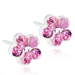 Produktfoto för Blomdahl örhängen Blomdahl MP Flower 6 mm Light rose