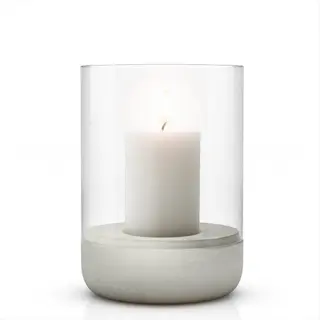 Produktfoto för Blomus - CALMA Lantern - Lykta - Light Gray - Large - H22,5 x L15 x W15 cm