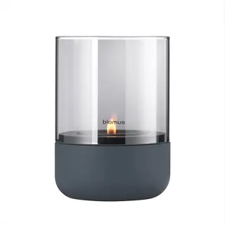 Produktfoto för Blomus - Calma Tealight Holder - Blomus - Ljusstake - Smoke - H: 14 x Ø: 10 cm