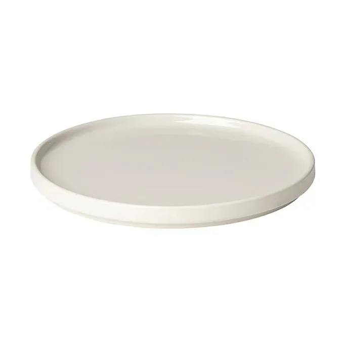 Alternativ bild 0 för Blomus - Dessert Plate - Pilar - Platta - Moonbeam - H: 1,8 x Ø: 20 cm