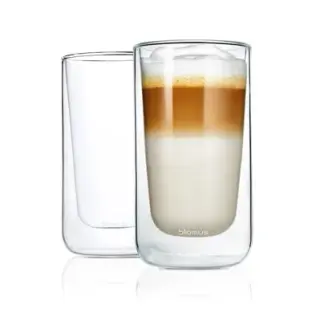Produktfoto för Blomus - Nero Latte Macchiatoglas isolerande 32 cl 2-pack