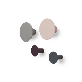 Produktfoto för Blomus - Ponto Wall Hooks 4 pcs. Coloured