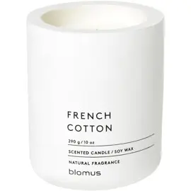 Produktfoto för blomus Scented Candle Lily White French Cotton 290 g
