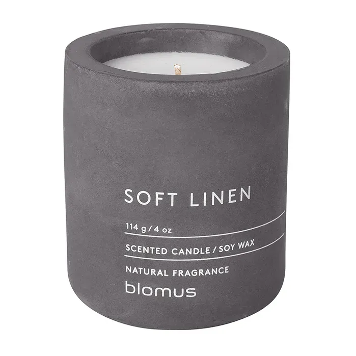 Alternativ bild 0 för blomus Scented Candle Magnet Soft Linen 114 g